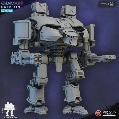 Sci-Fi Mech Miniature | Conqueror Titan Ghamak Resin