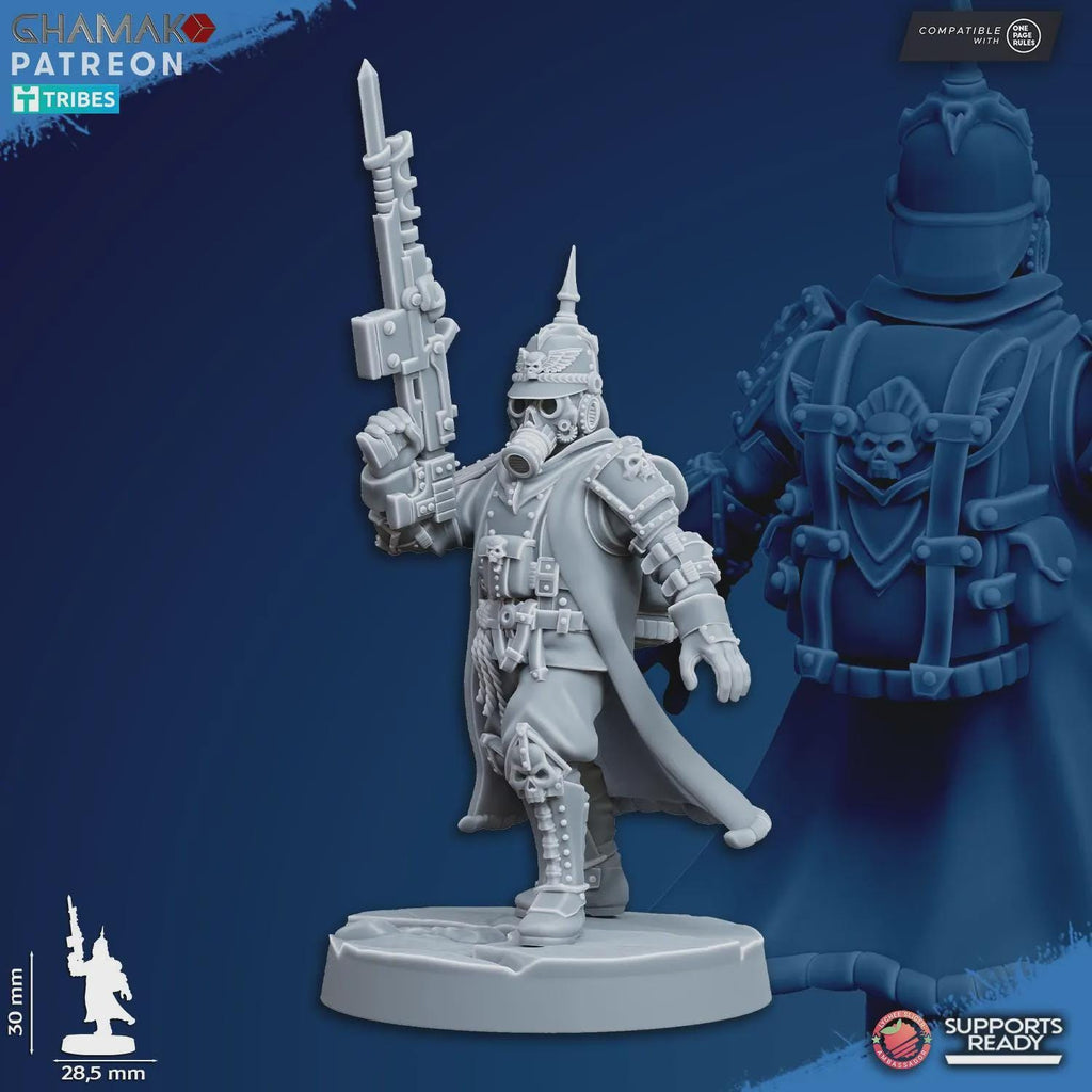 At ease Trenchers Iron Korps Ghamak - Tabletop Sci Fi Knights Wargaming Proxy Marines