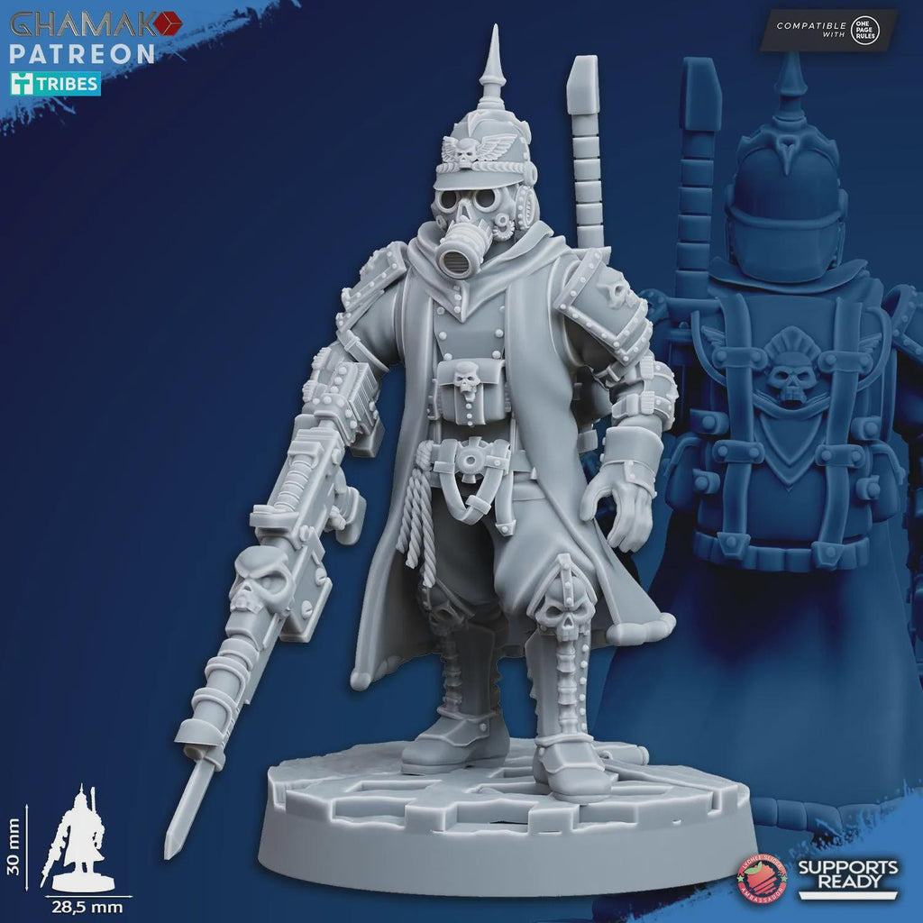 At ease Trenchers Iron Korps Ghamak - Tabletop Sci Fi Knights Wargaming Proxy Marines