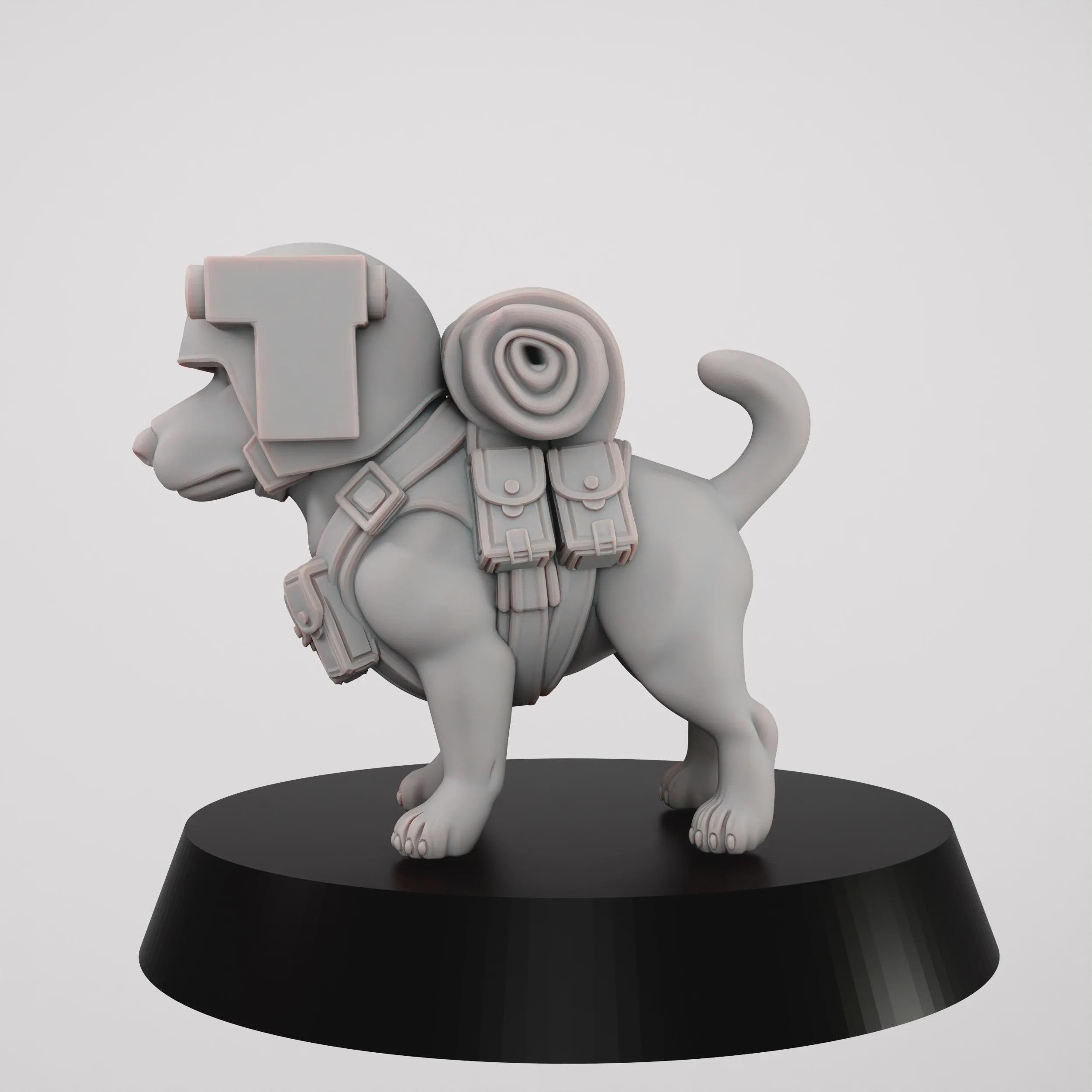 Grimdark Dog Guard Model Gift Tabletop Sci Fi Wargaming Proxy