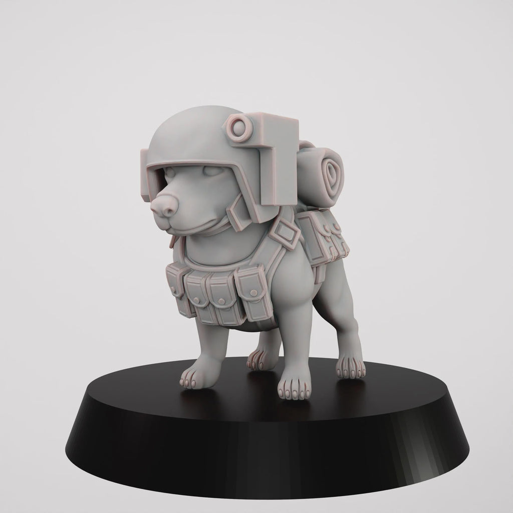 Grimdark Dog Guard Model Gift Tabletop Sci Fi Wargaming Proxy