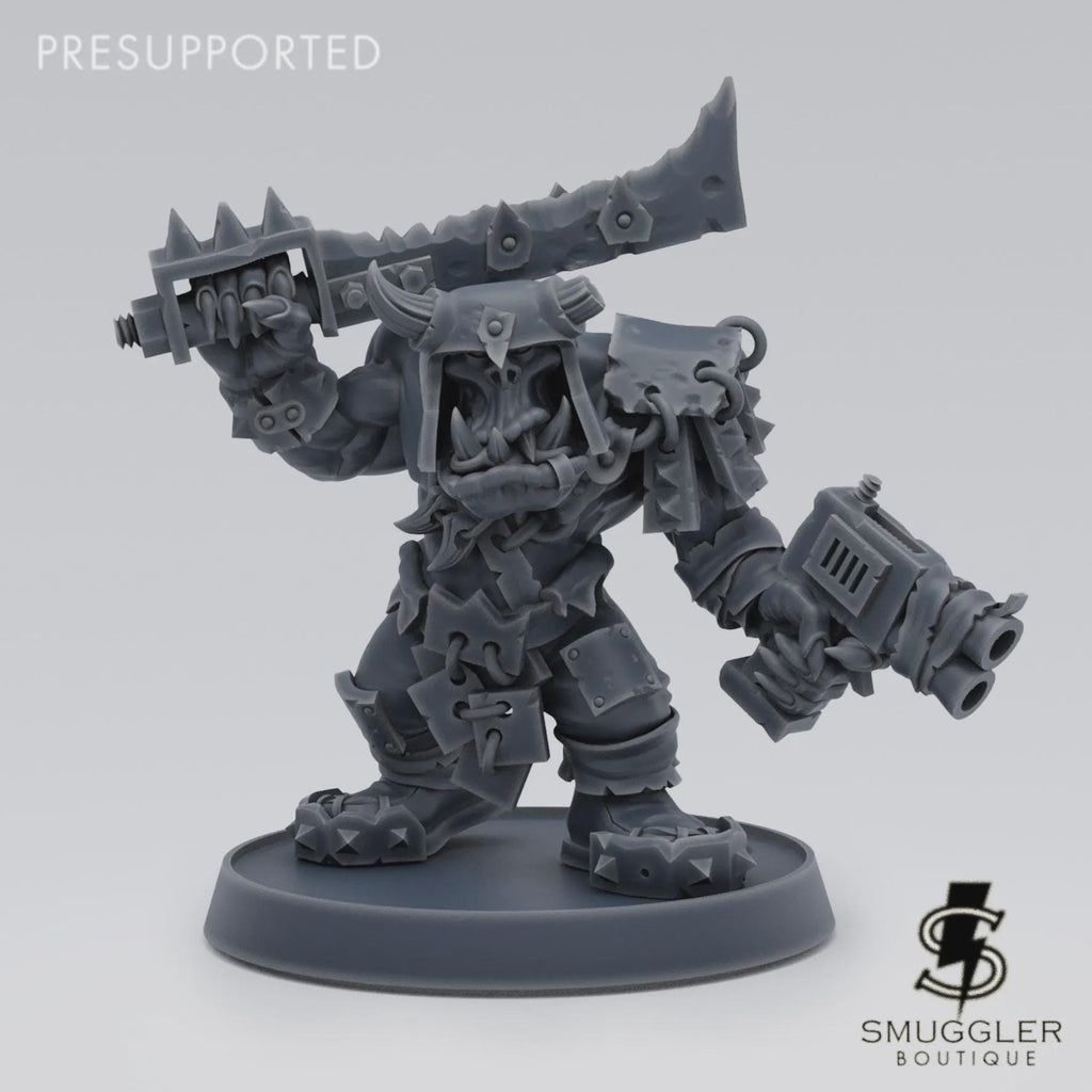 Orcs The Slasha Boys Tabletop Sci Fi Wargaming Proxy orc - Smuggler Boutique