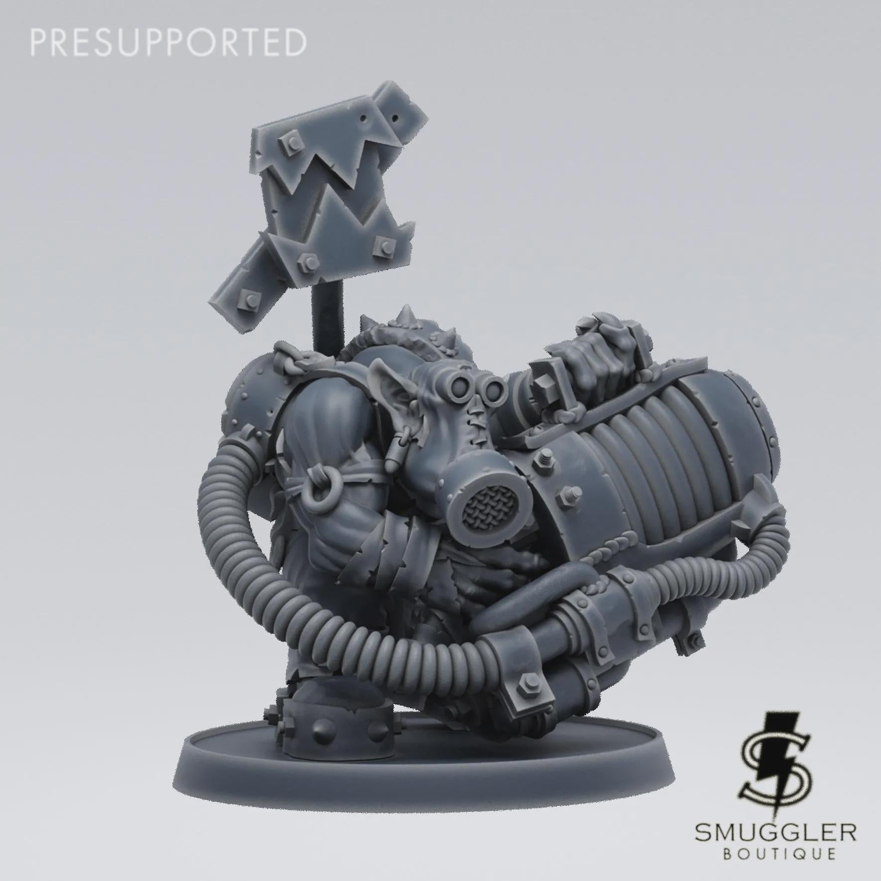 Orc Skuzgad Da Big Shoota Tabletop Sci Fi Wargaming Proxy Orc