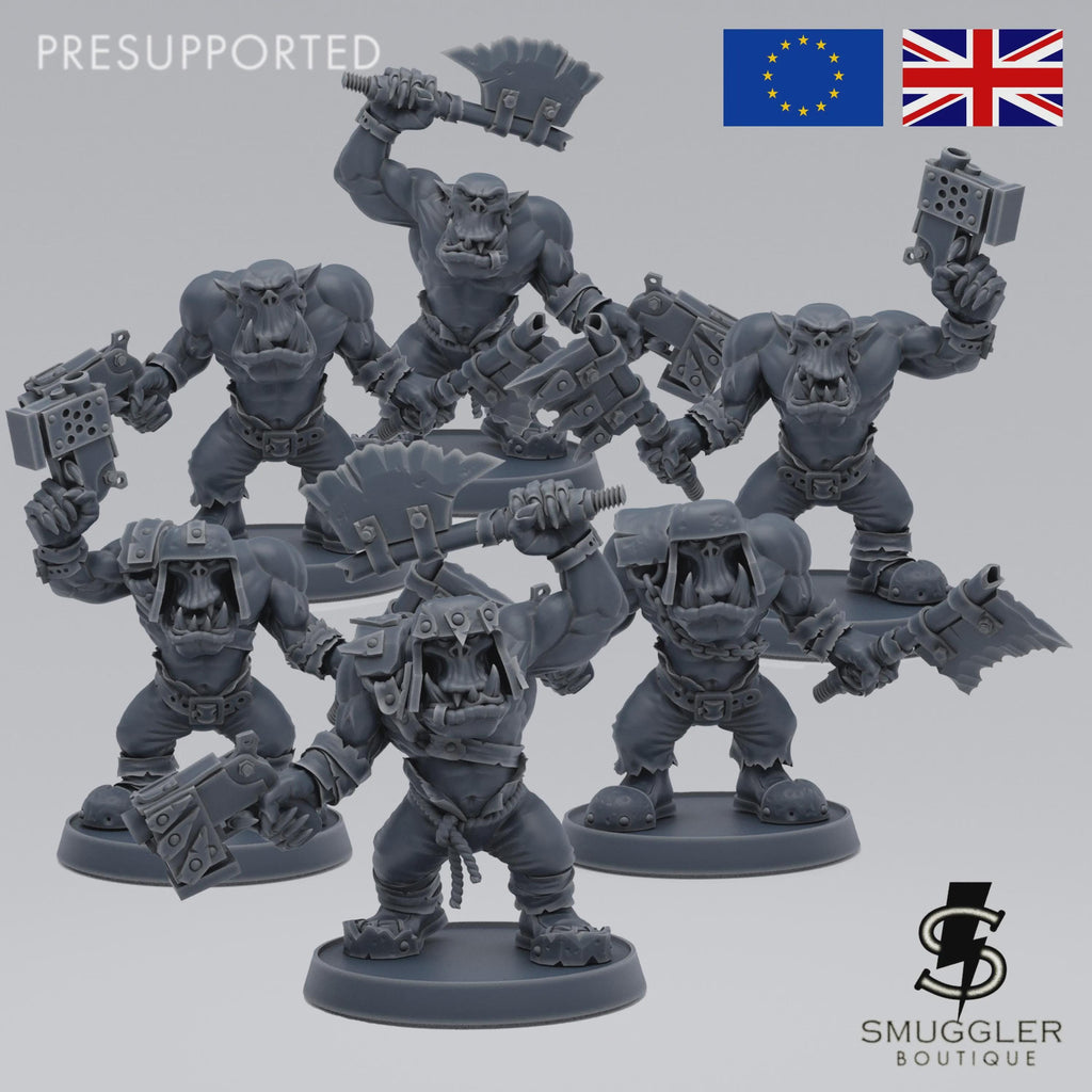 Orc Grunt Pack Tabletop Sci Fi Wargaming Proxy orc - Smuggler Boutique