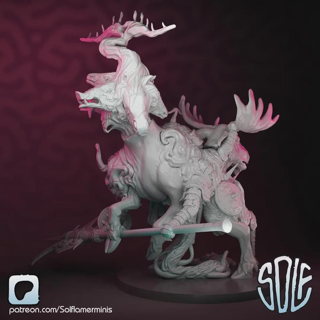 Monster Moose Tree - Tabletop Sci Fi Fantasy Miniature Wargaming Proxy Dungeons And Dragons