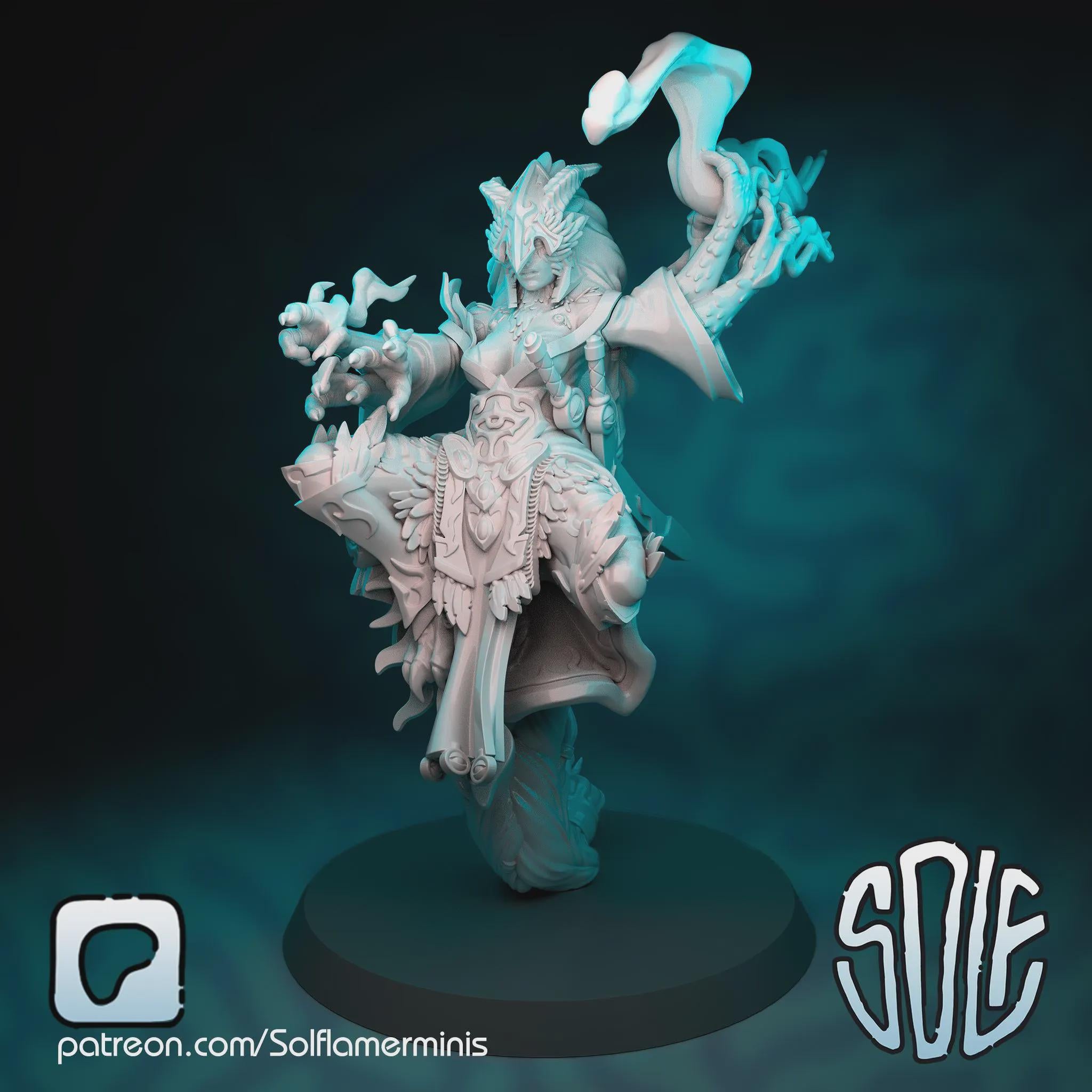 Princess Of Predictions - Tabletop Sci Fi Fantasy Miniature Wargaming Proxy Dungeons And Dragons
