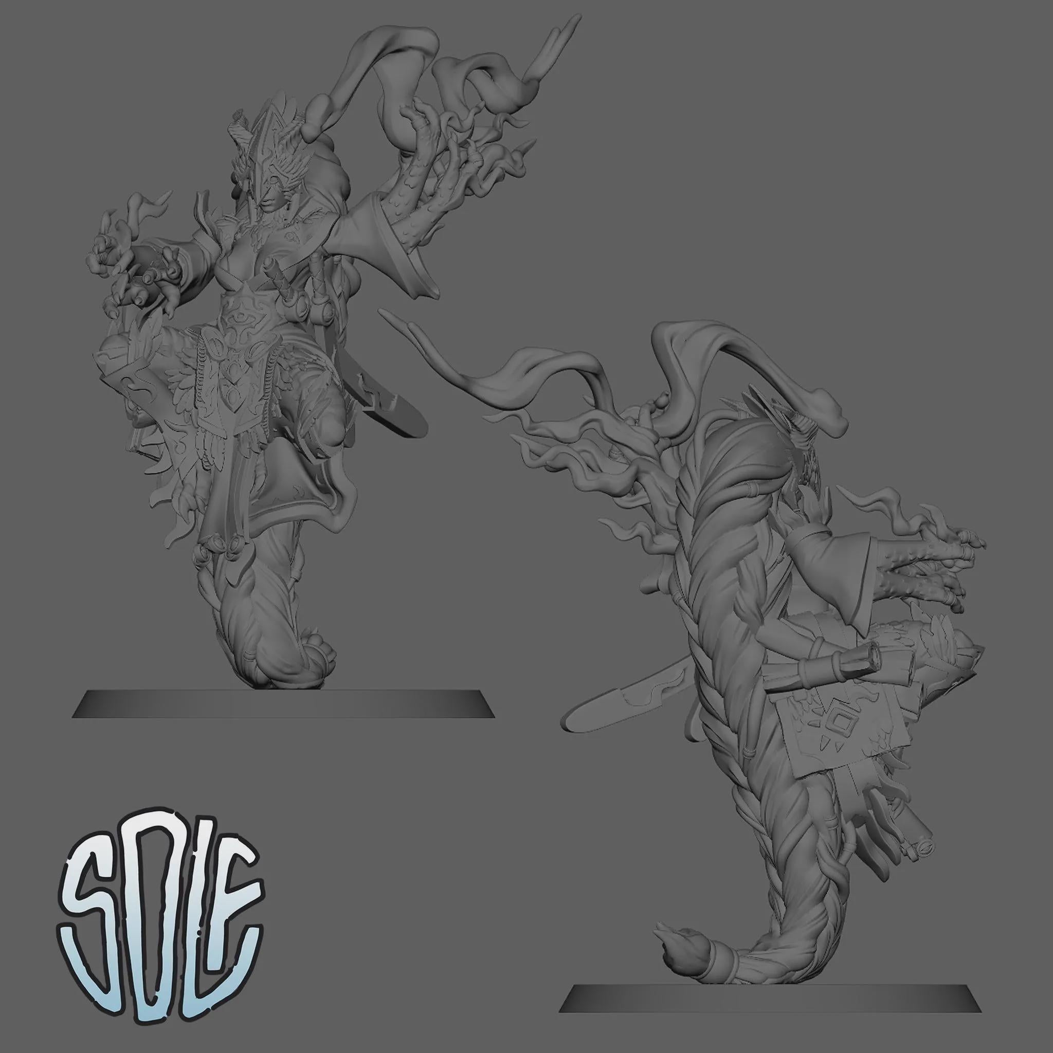 Princess Of Predictions - Tabletop Sci Fi Fantasy Miniature Wargaming Proxy Dungeons And Dragons