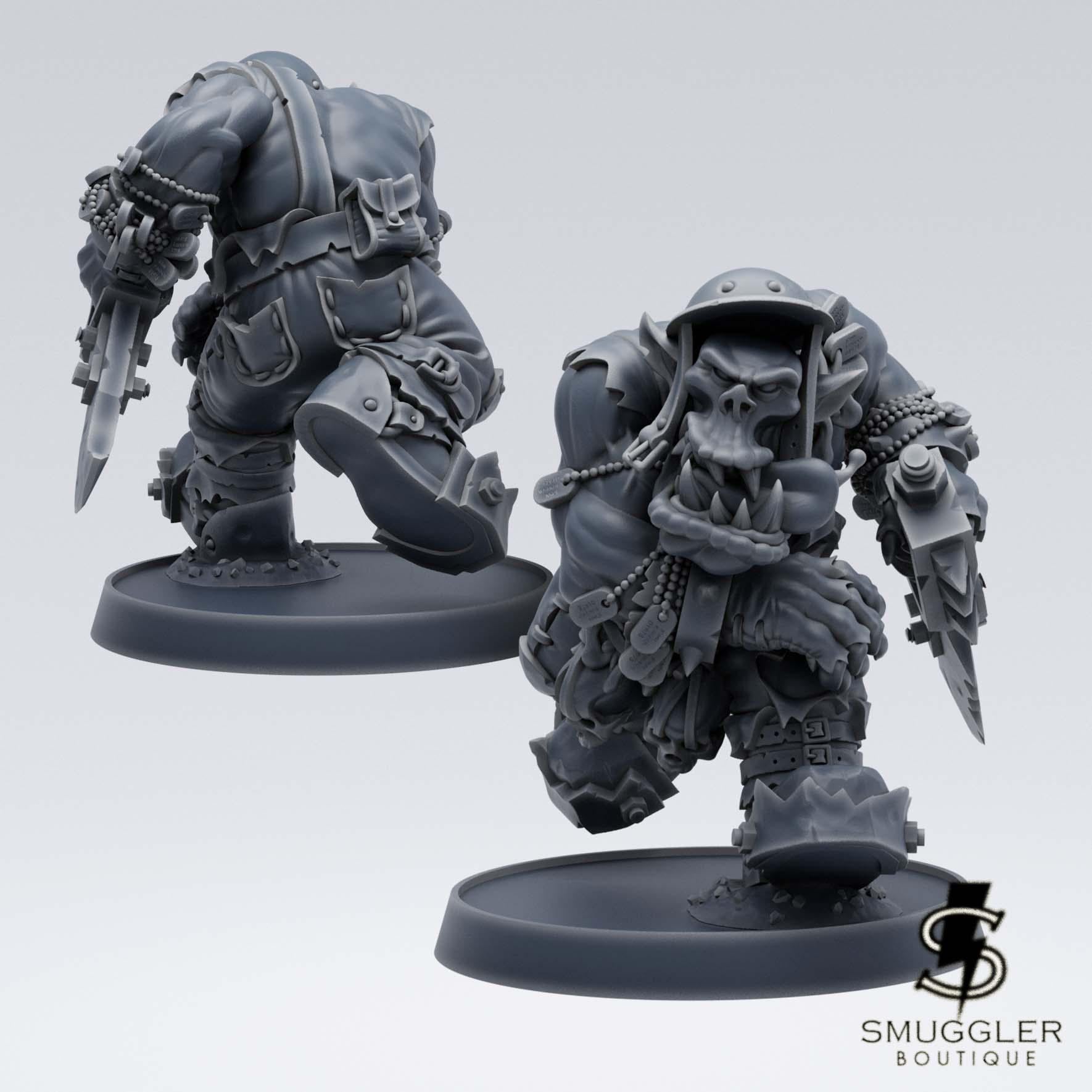 Snagokk Da Dogtag Collecta Orc Proxy Tabletop Sci Fi Wargaming - Smuggler Boutique