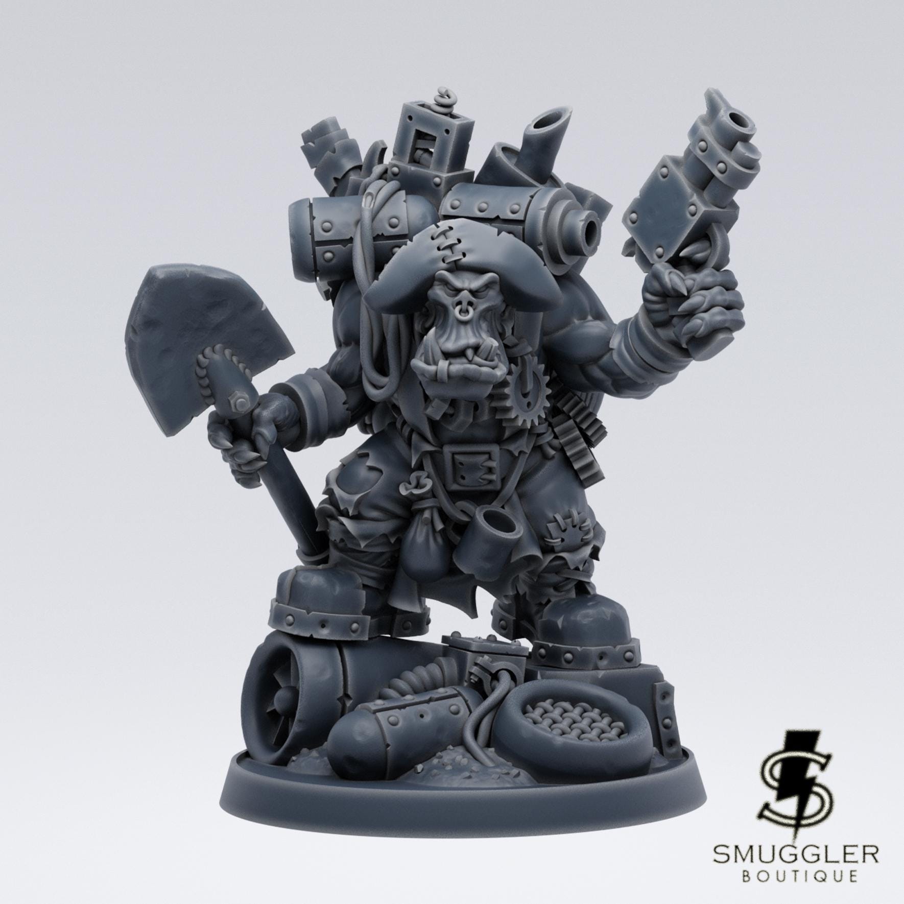 Gragard Da Scrap Collecta Orc Proxy Tabletop Sci Fi Wargaming - Smuggler Boutique