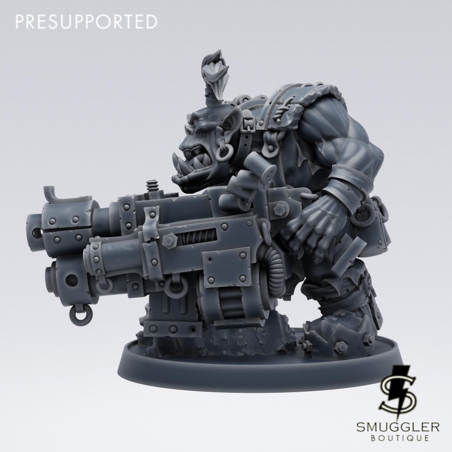 Krugg da Big Shoota Orc Proxy Tabletop Sci Fi Wargaming - Smuggler Boutique