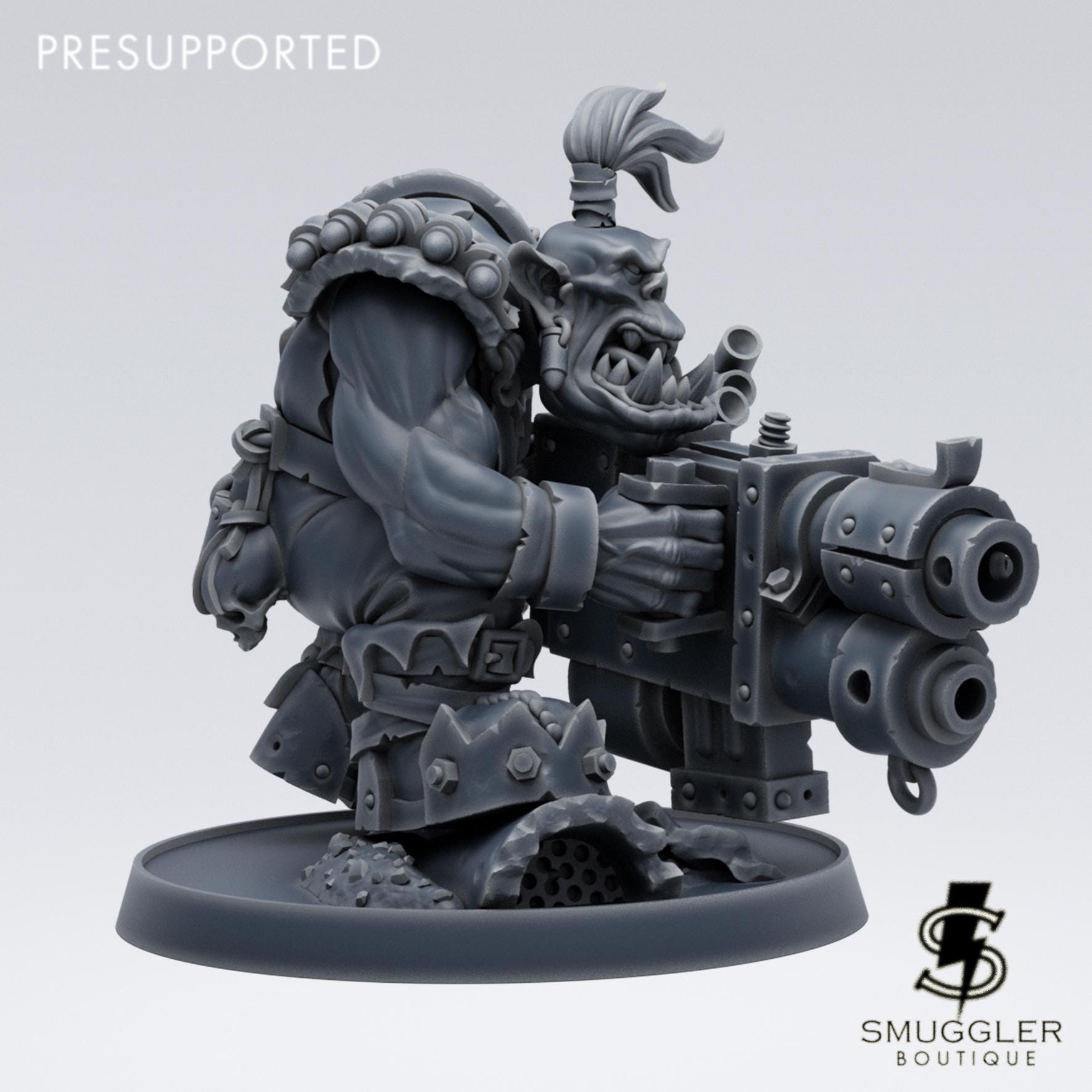 Krugg da Big Shoota Orc Proxy Tabletop Sci Fi Wargaming - Smuggler Boutique