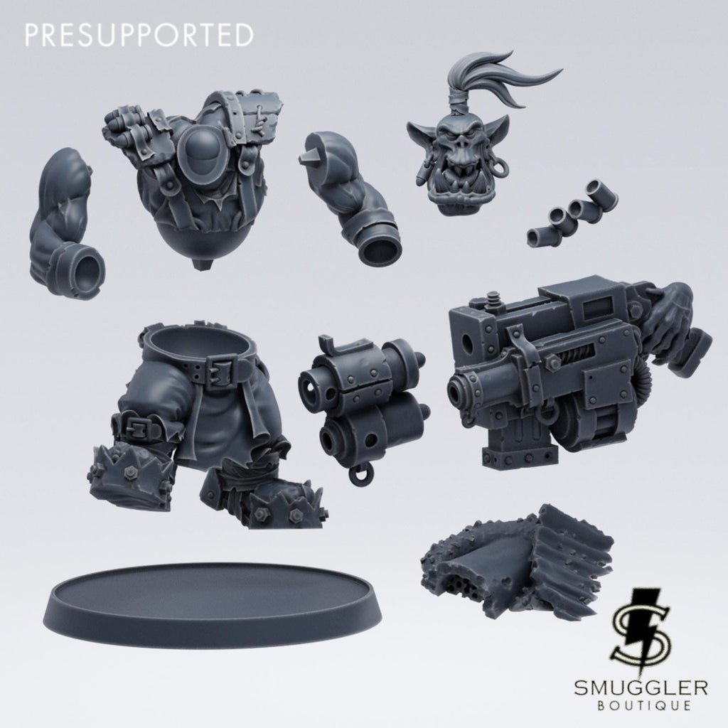 Krugg da Big Shoota Orc Proxy Tabletop Sci Fi Wargaming - Smuggler Boutique