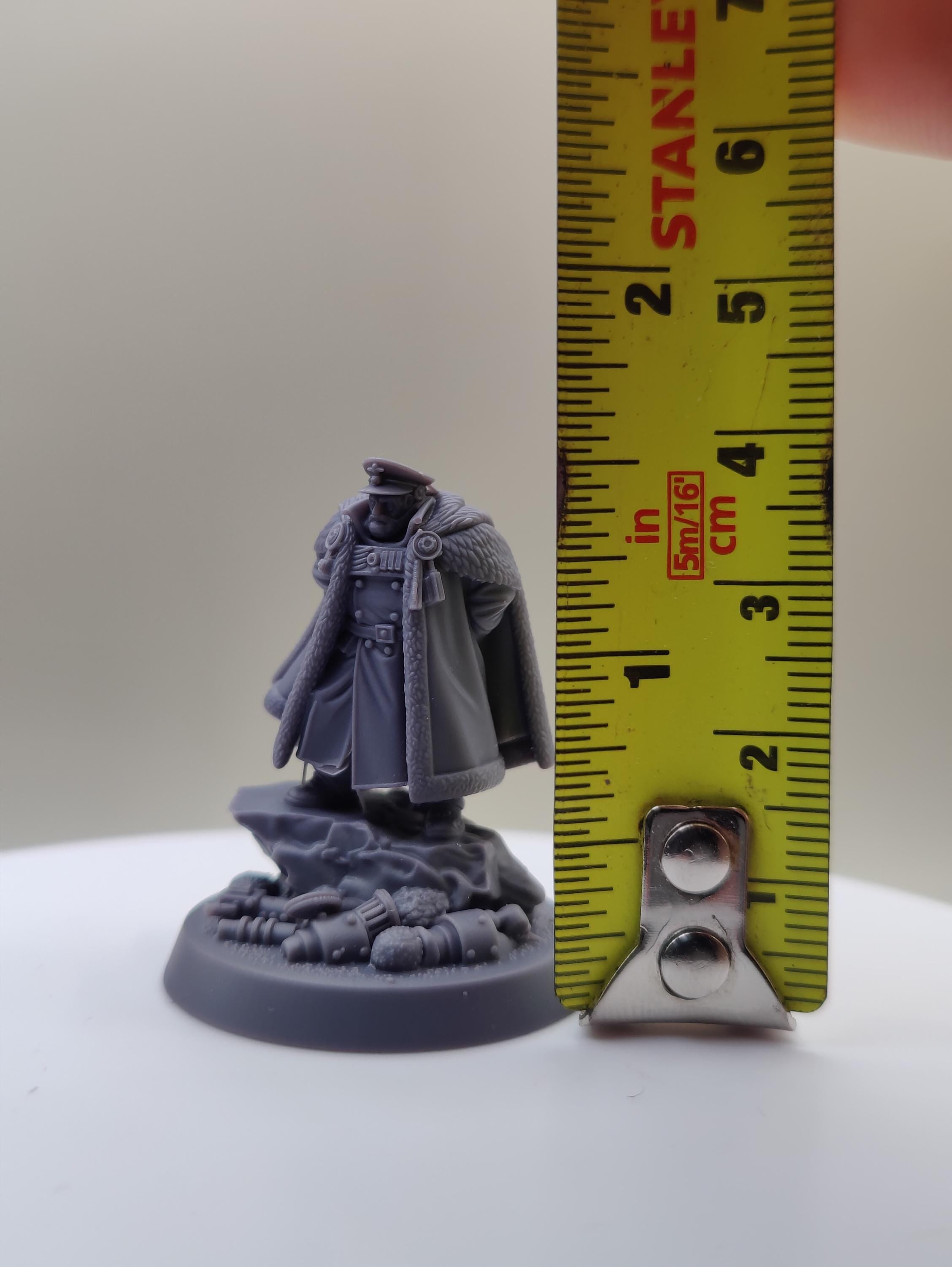 Grimdark Commissar General - Tabletop Sci Fi Proxy Wargaming Miniature