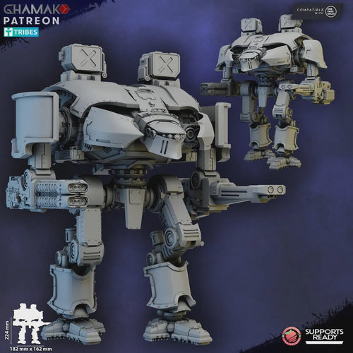 Sci-Fi Mech Miniature | Conqueror Titan Ghamak Resin