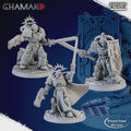 Brotherhood of Sw0rd Modular Ghamak - Tabletop Sci Fi Knights Wargaming Proxy Marines
