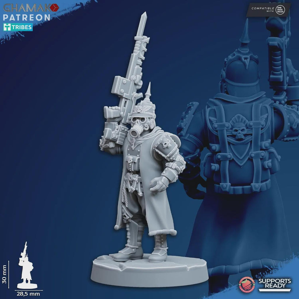 At ease Trenchers Iron Korps Ghamak - Tabletop Sci Fi Knights Wargaming Proxy Marines