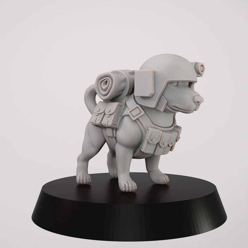 Grimdark Dog Guard Model Gift Tabletop Sci Fi Wargaming Proxy