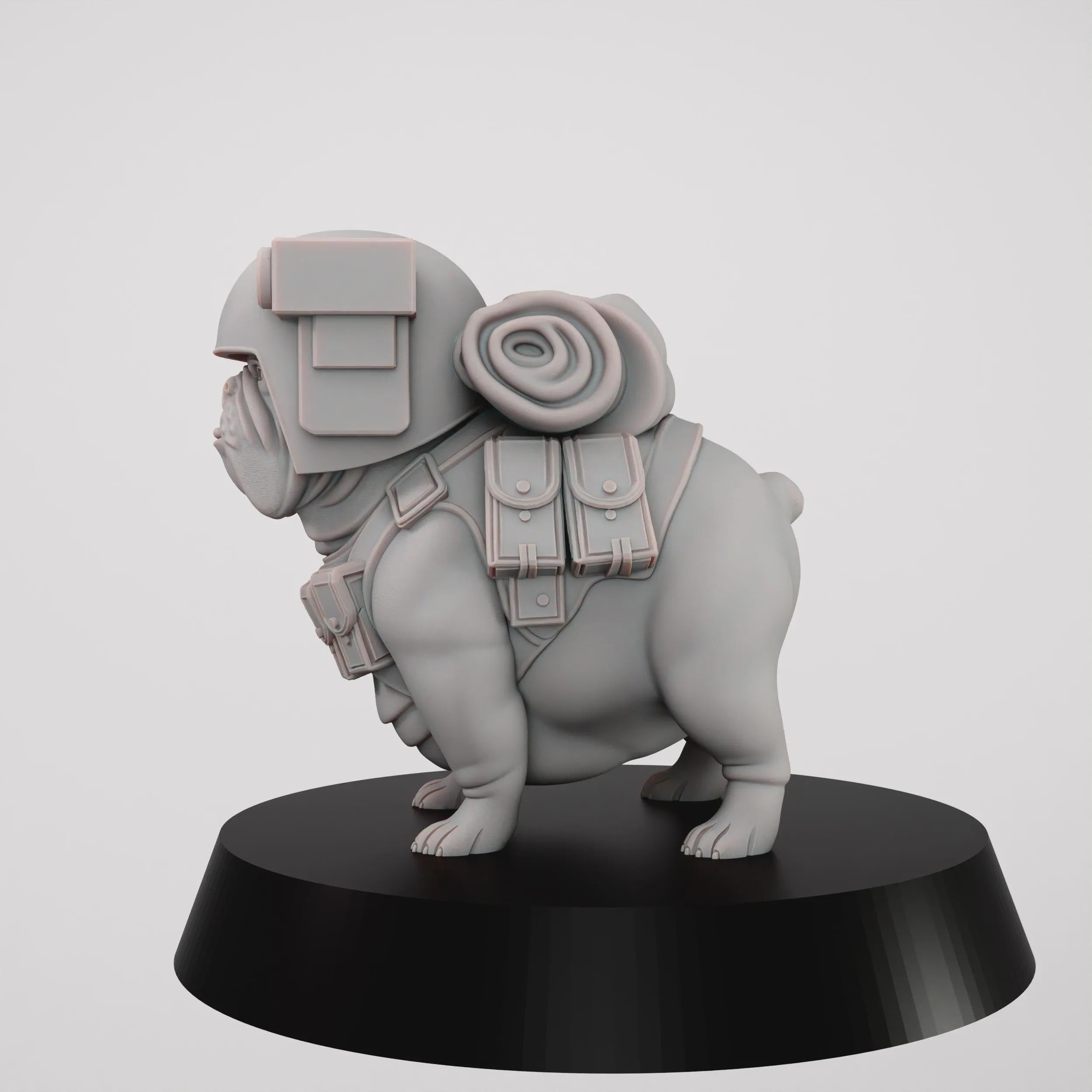 Grimdark Dog Guard Model Gift Tabletop Sci Fi Wargaming Proxy
