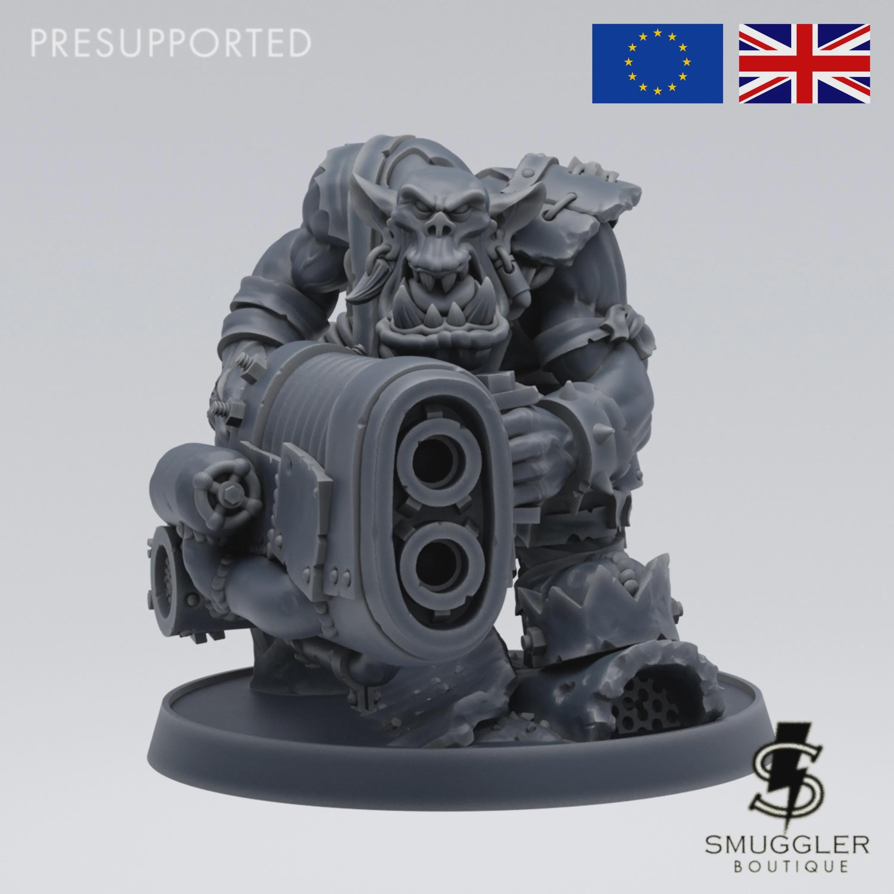 Orc Krugg Da Big Shoota Sci Fi Wargaming Proxy orc - Smuggler Boutique