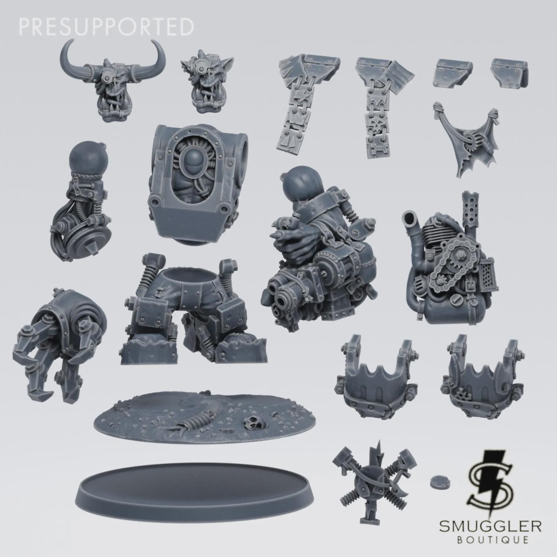 Orc Guttkrusha Mega Armor by Smuggler Boutique - Tabletop Wargaming Sci Fi Proxy