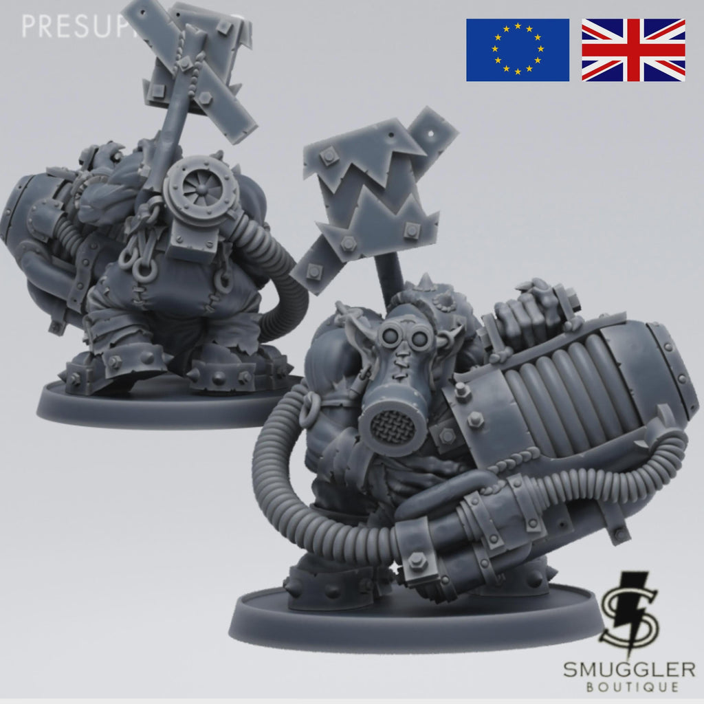 Orc Skuzgad Da Big Shoota Tabletop Sci Fi Wargaming Proxy Orc