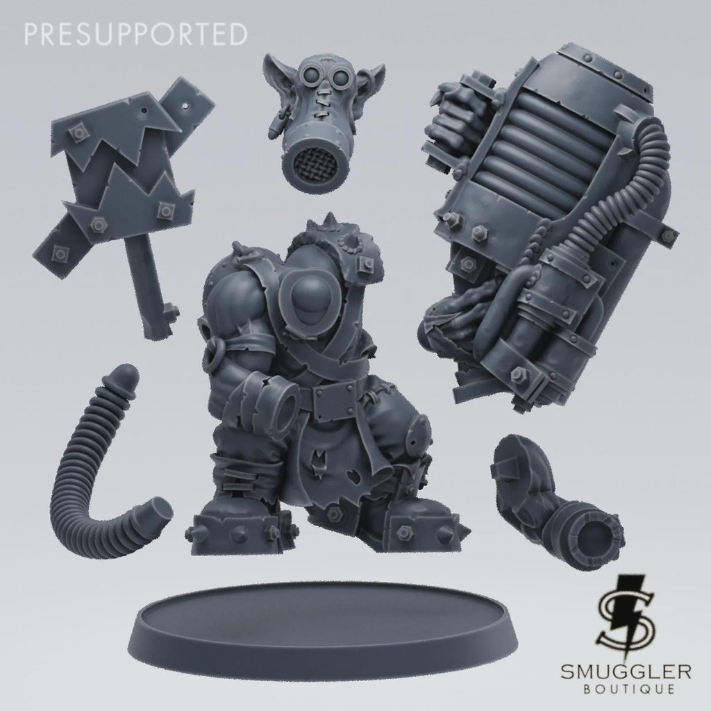 Orc Skuzgad Da Big Shoota Tabletop Sci Fi Wargaming Proxy Orc