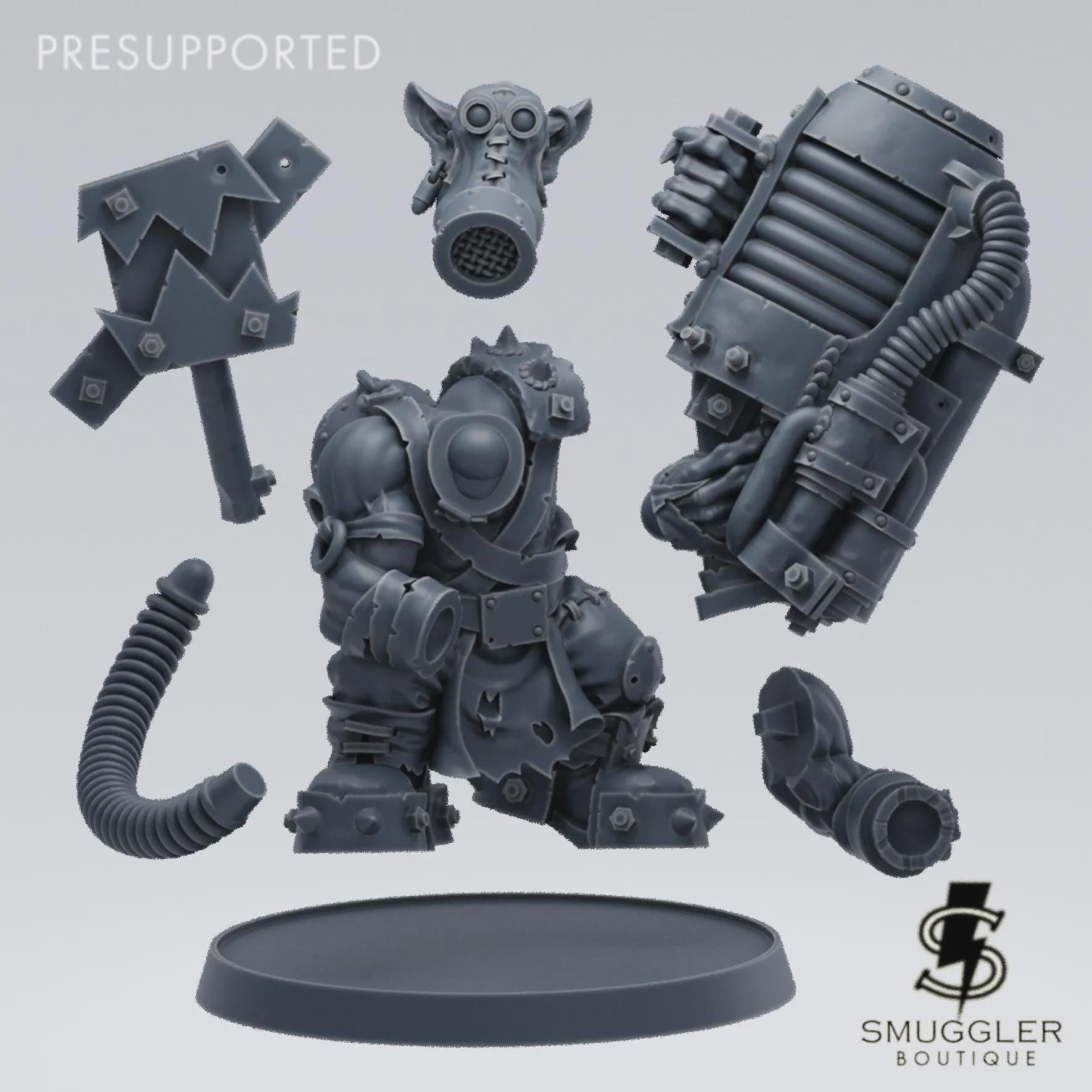 Orc Skuzgad Da Big Shoota Tabletop Sci Fi Wargaming Proxy Orc
