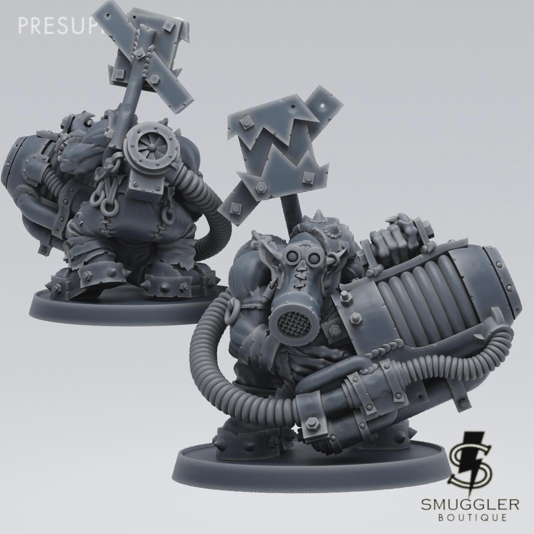 Orc Skuzgad Da Big Shoota Tabletop Sci Fi Wargaming Proxy Orc