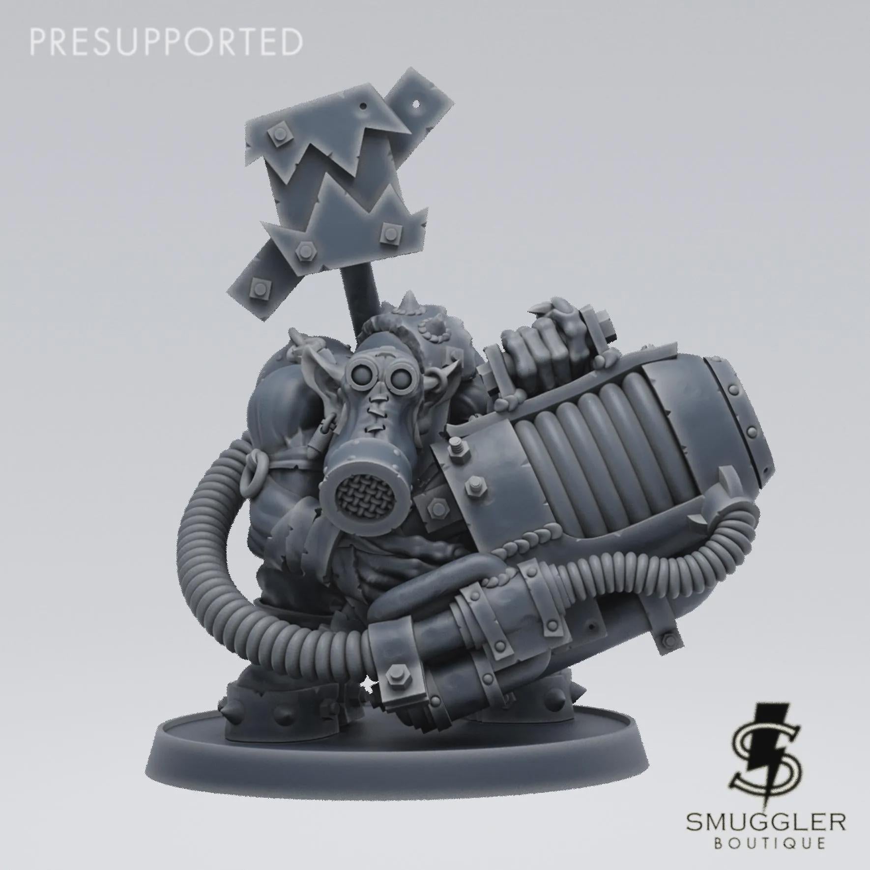 Orc Skuzgad Da Big Shoota Tabletop Sci Fi Wargaming Proxy Orc