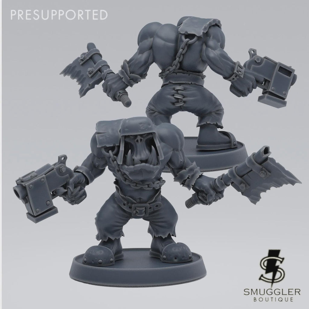 Orc Grunt Pack Tabletop Sci Fi Wargaming Proxy orc - Smuggler Boutique