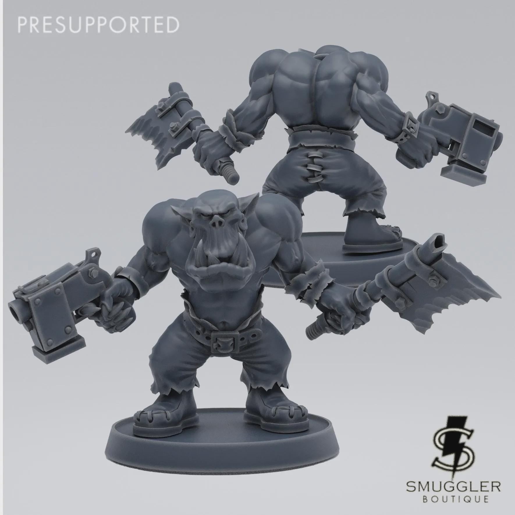 Orc Grunt Pack Tabletop Sci Fi Wargaming Proxy orc - Smuggler Boutique