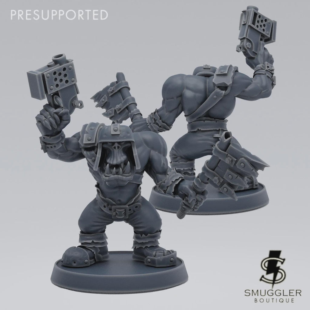 Orc Grunt Pack Tabletop Sci Fi Wargaming Proxy orc - Smuggler Boutique