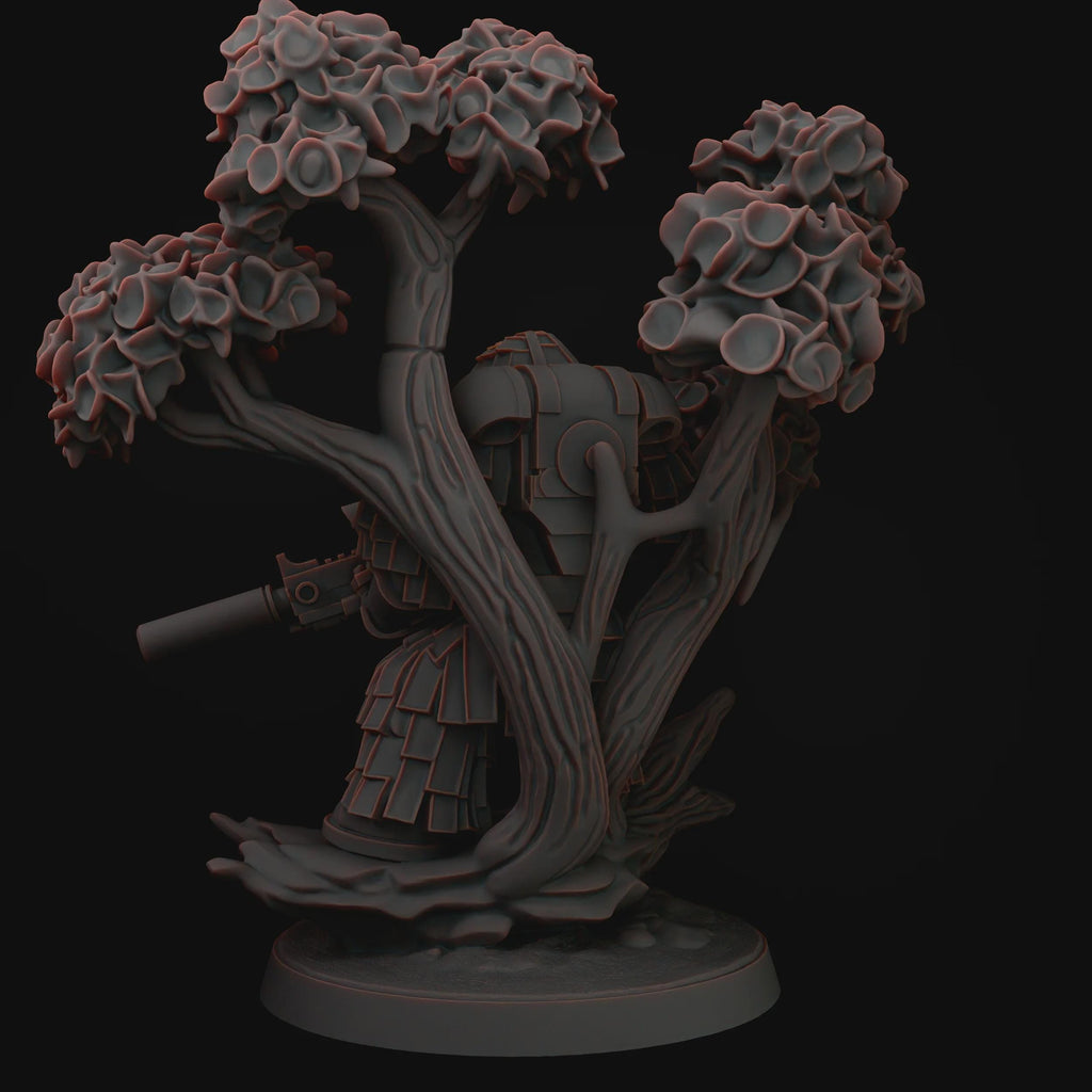 Sniper Diorama - Tabletop Sci Fi Marine Proxy 3D Resin Printed