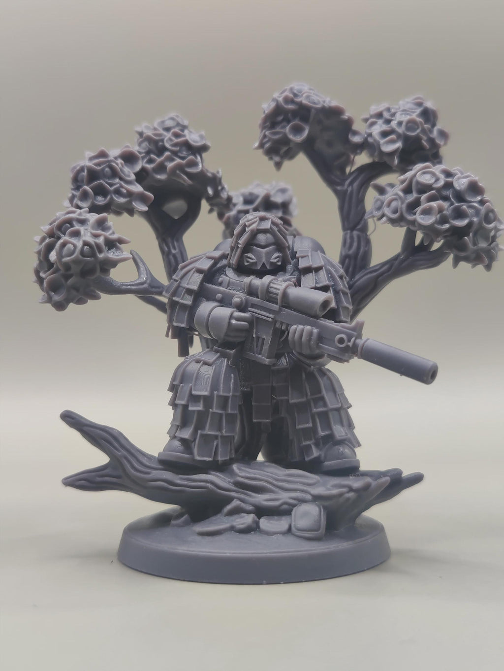 Sniper Diorama - Tabletop Sci Fi Marine Proxy 3D Resin Printed