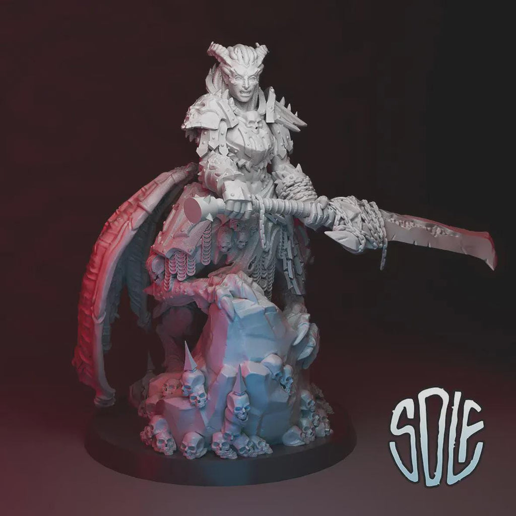 Berserker of the Blood God Demon - Tabletop Sci Fi Fantasy Miniature Wargaming Proxy