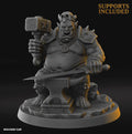 Orc Forger - Fantasy Tabletop Wargame Model 3D Resin Printed DnD