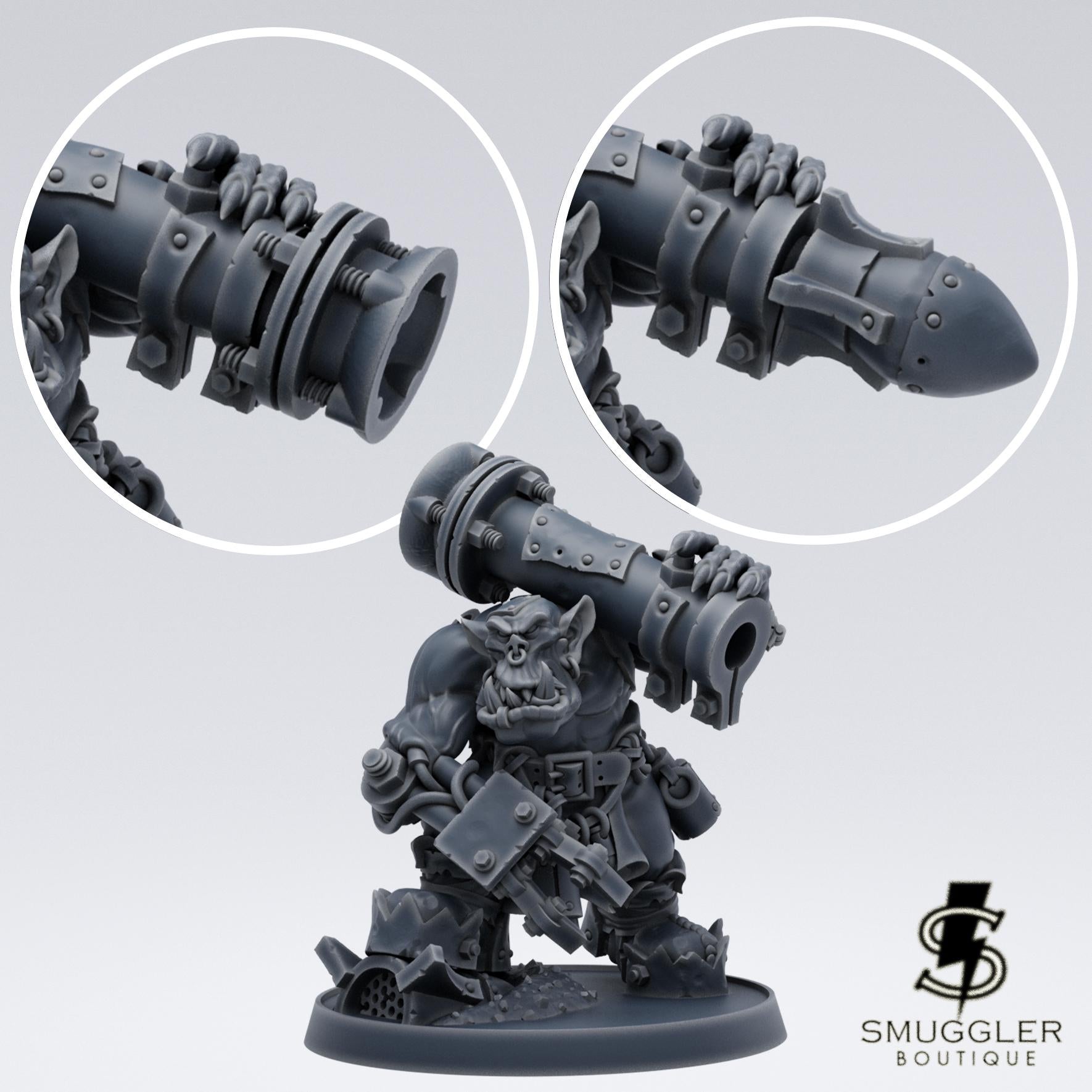 Brakkrakk Booma Boy Proxy Orc Tabletop Sci Fi Wargaming - Smuggler Boutique
