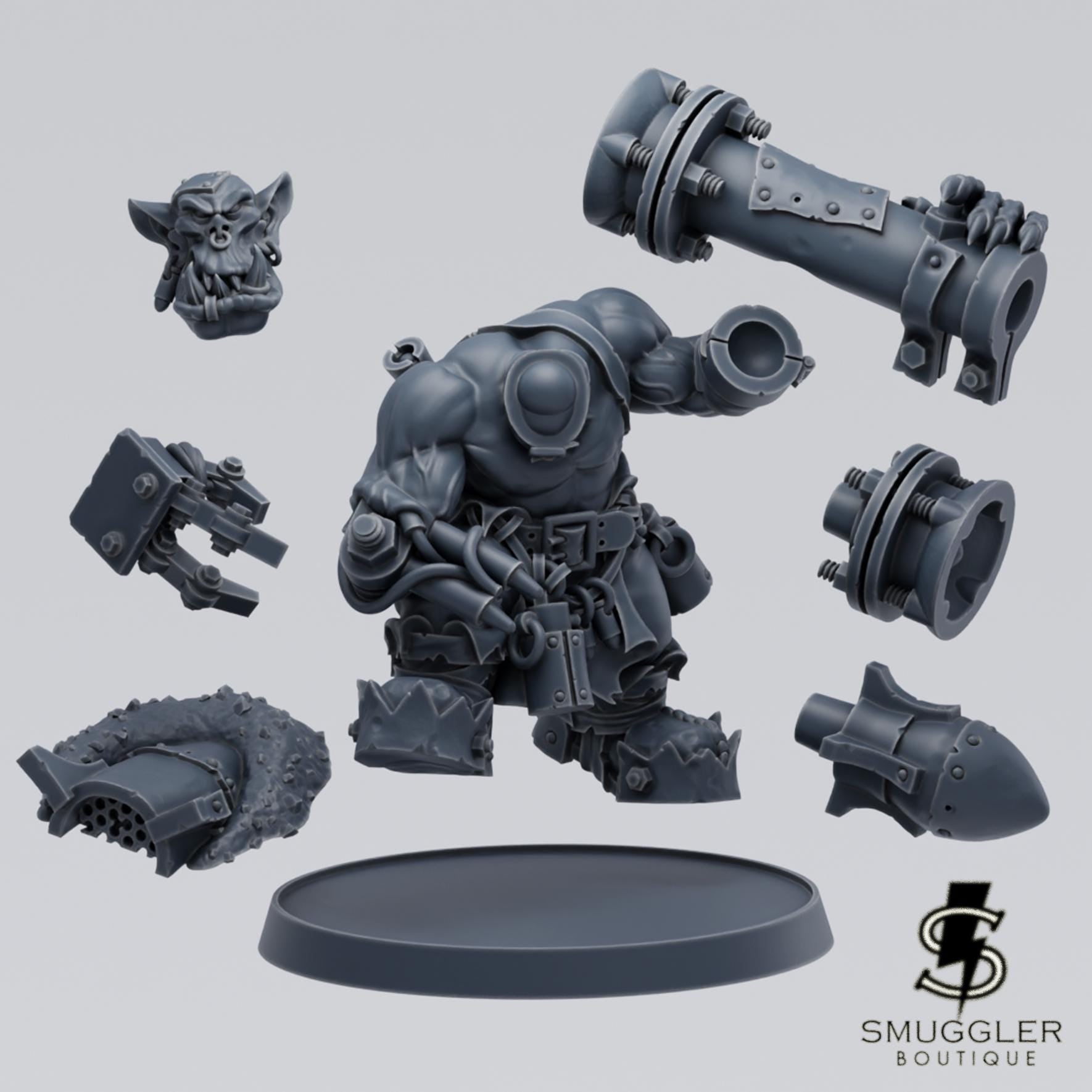 Brakkrakk Booma Boy Proxy Orc Tabletop Sci Fi Wargaming - Smuggler Boutique