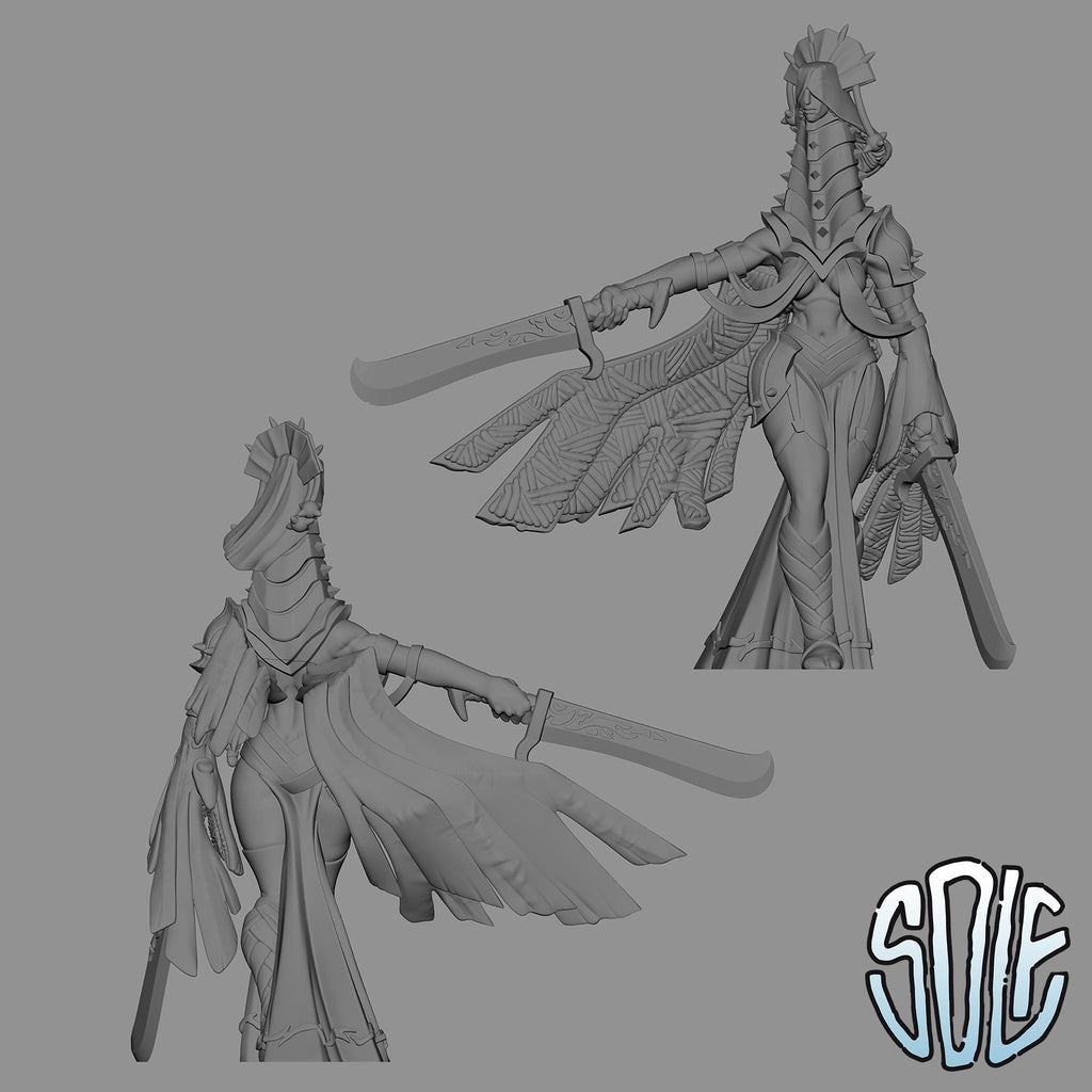 Princess of Pain  - Tabletop Demon Sci Fi Fantasy Miniature Wargaming Proxy