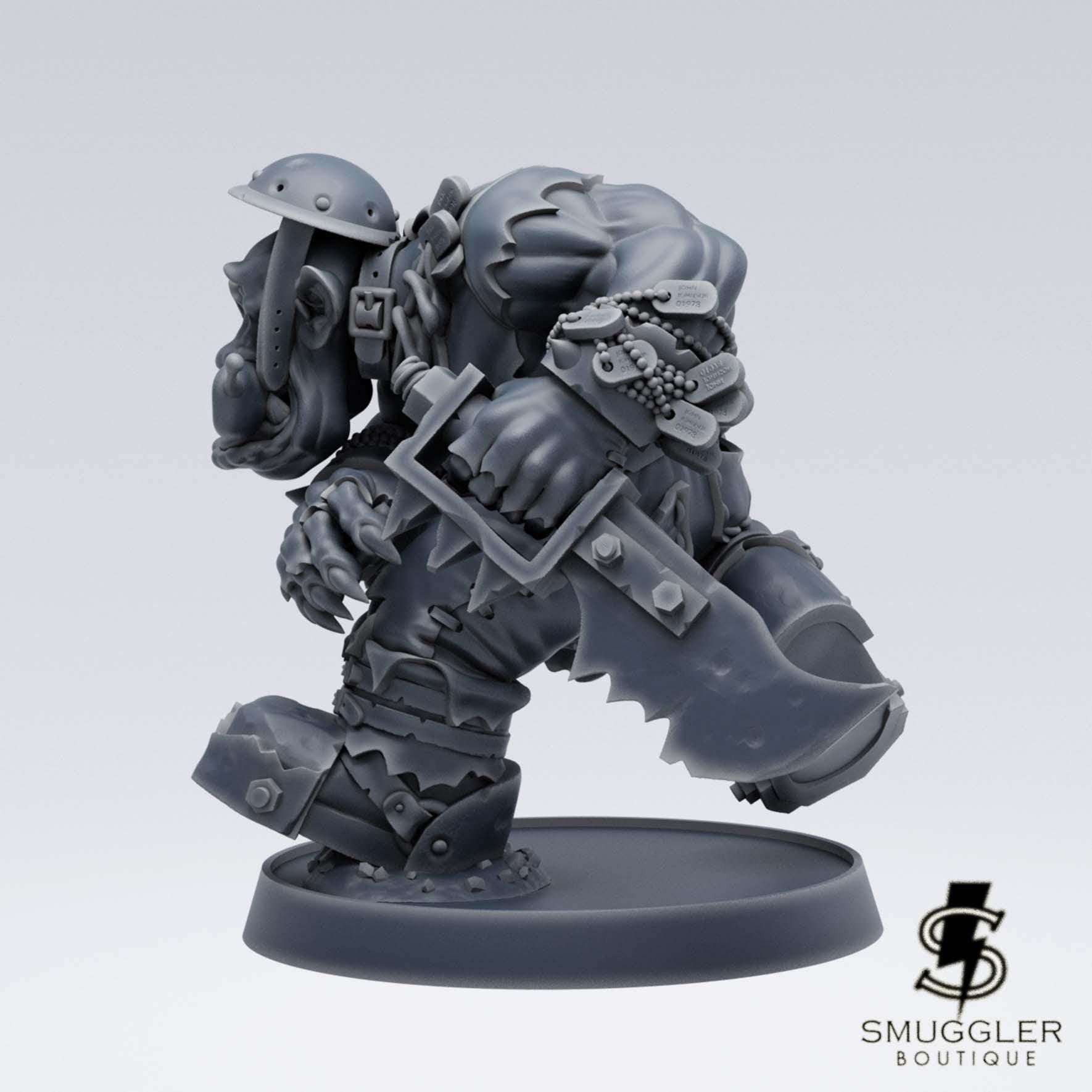 Snagokk Da Dogtag Collecta Orc Proxy Tabletop Sci Fi Wargaming - Smuggler Boutique