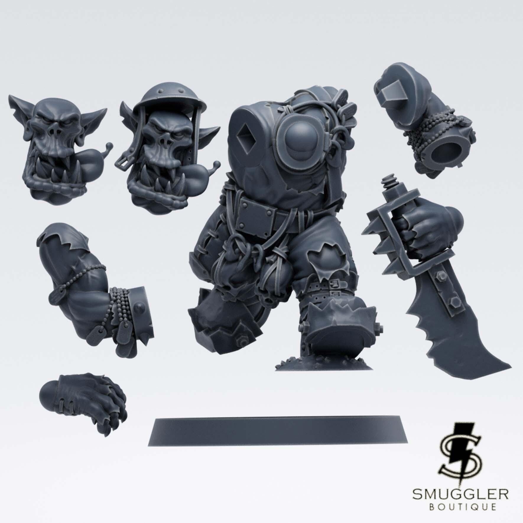 Snagokk Da Dogtag Collecta Orc Proxy Tabletop Sci Fi Wargaming - Smuggler Boutique