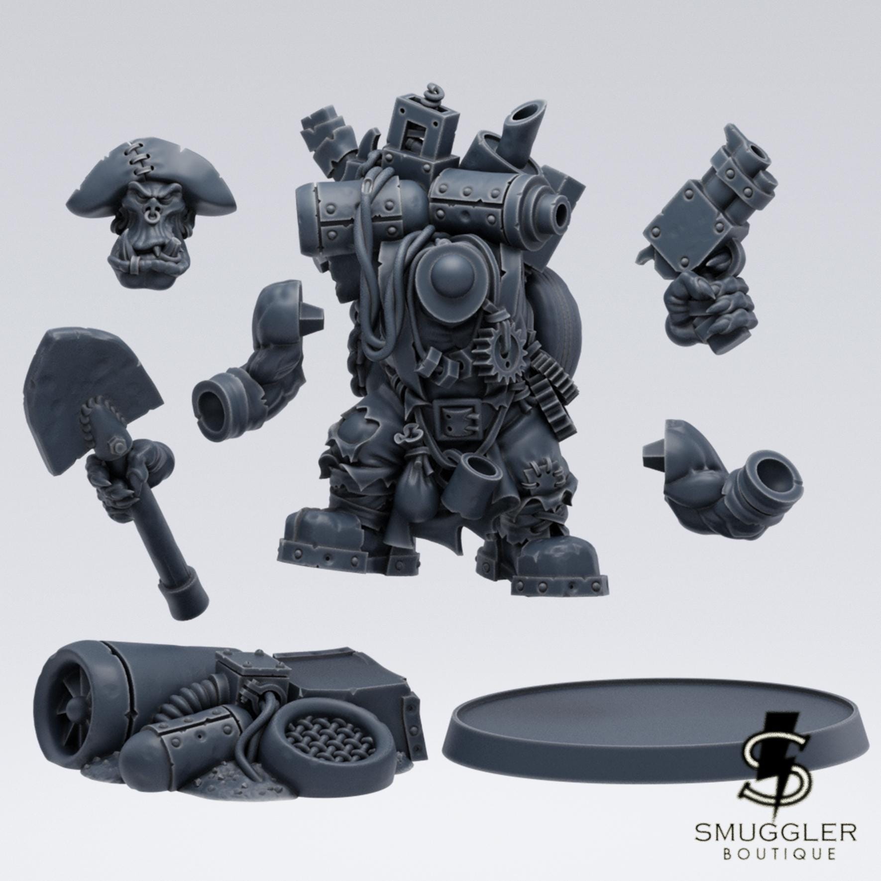 Gragard Da Scrap Collecta Orc Proxy Tabletop Sci Fi Wargaming - Smuggler Boutique