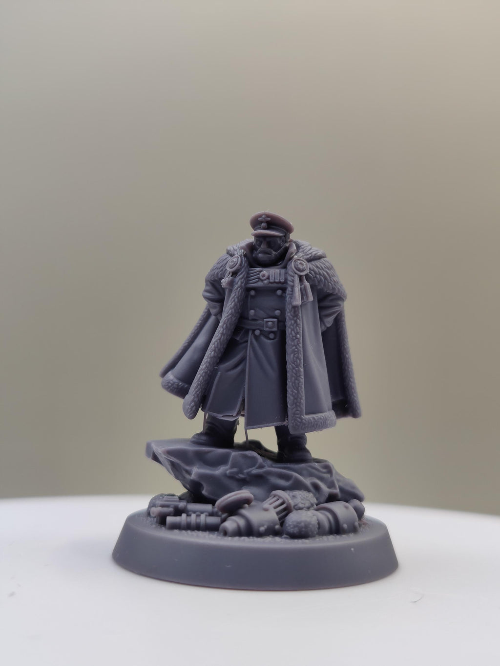 Grimdark Commissar General - Tabletop Sci Fi Proxy Wargaming Miniature