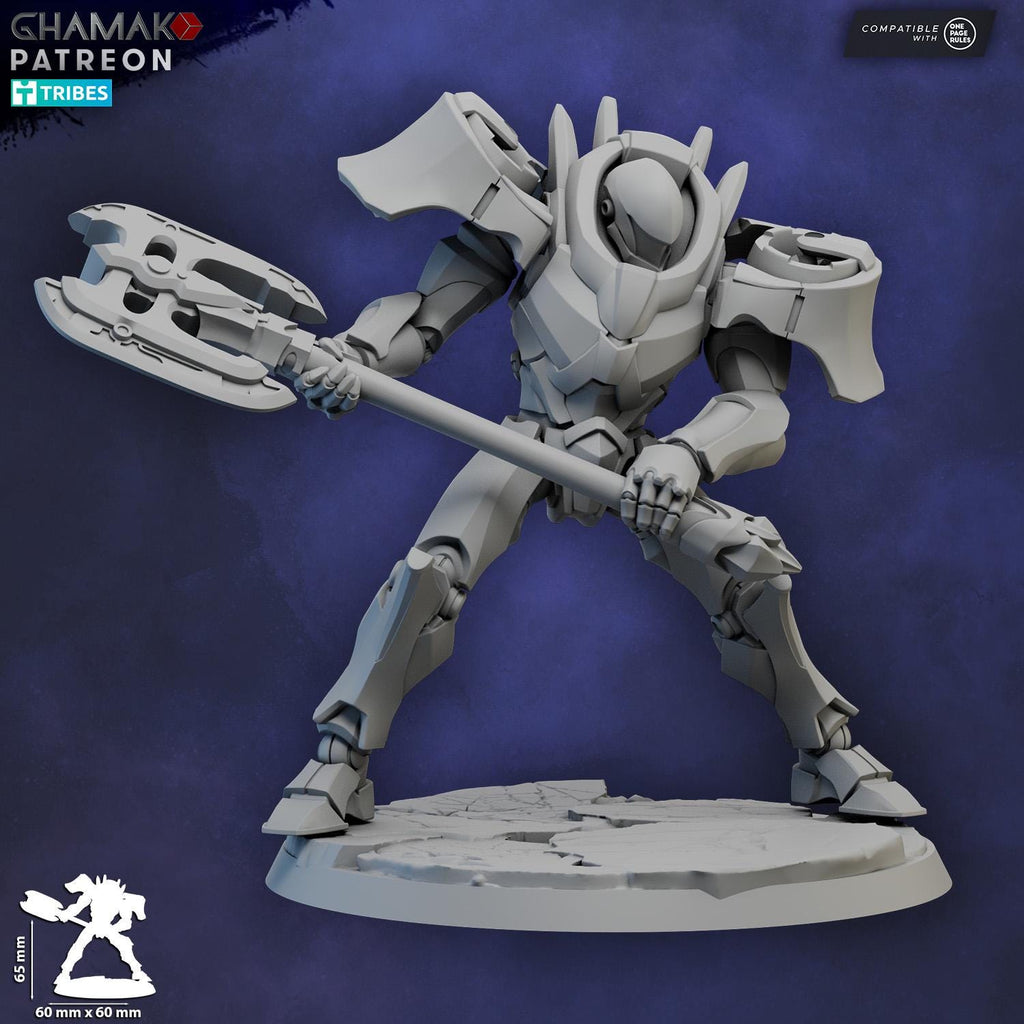 Vorash-Grymn Droid (Swift Blade) - Greater Good Tabletop Sci Fi Proxy Models