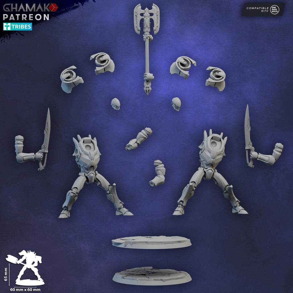 Vorash-Grymn Droid (Swift Blade) - Greater Good Tabletop Sci Fi Proxy Models