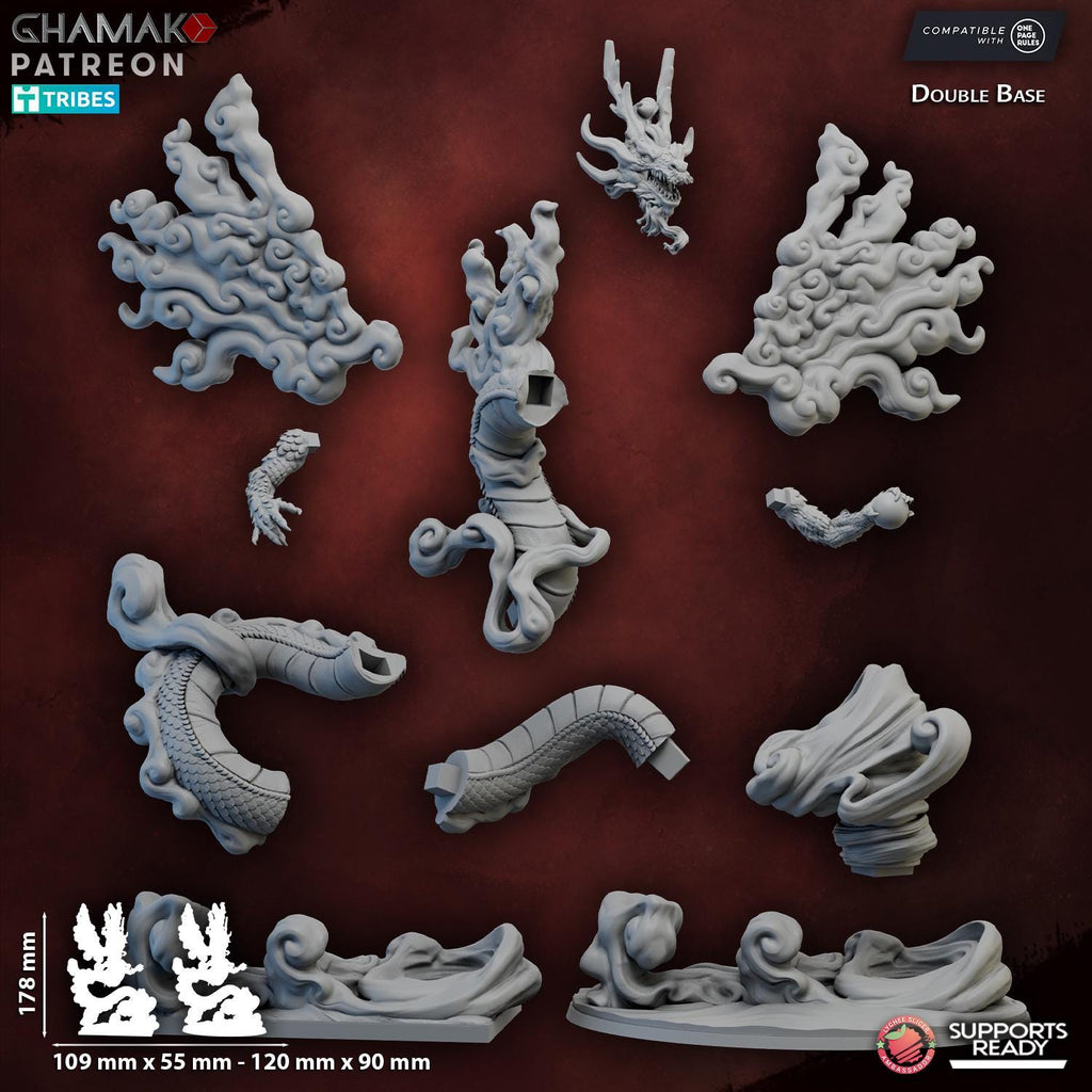 Wind Dragon Ghamak - Tabletop Sci Fi Fantasy Wargaming Proxy