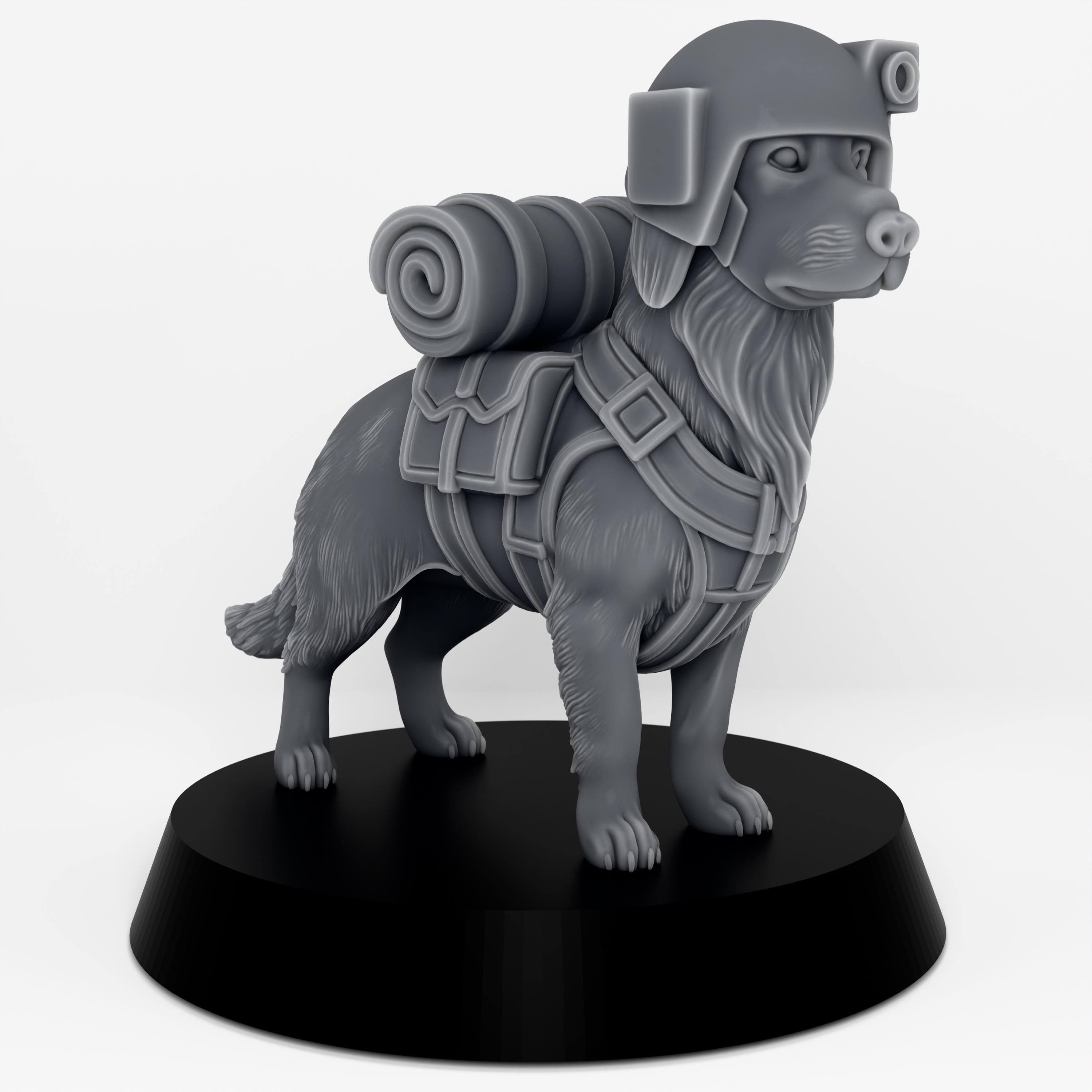 Grimdark Dog Guard Model Gift Tabletop Sci Fi Wargaming Proxy