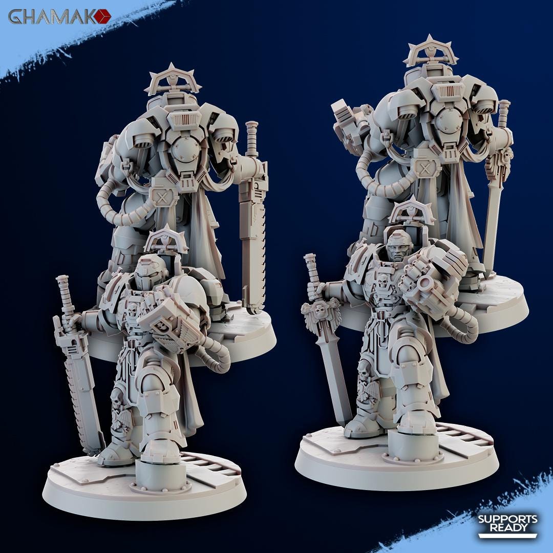 Tribune - Sidereum Knights Proxy Marines - Tabletop Wargaming Miniature